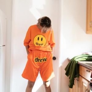 ‘DREW HOUSE’ SECRET MESH SHORT- ORANGE - S